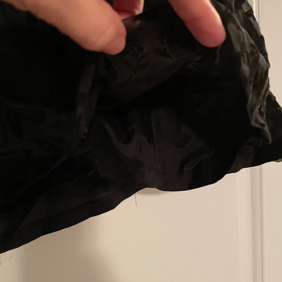 Black velvet lace blouse - Picture 3 of 4